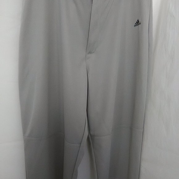 Adidas Baseball Athletic Men's Straight Leg Pants Color Gray Size XL - Picture 3 of 7